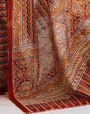 Multicoloured Cotton Printed Saree