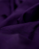 Purple Chanderi Cotton Tassels Plain Saree