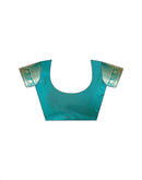Teal Green Silk Woven Patola Saree
