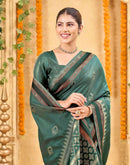 Green Silk Woven Banarasi Saree
