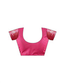 Pink Silk Woven Banarasi Saree