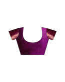 Purple Silk Woven Banarasi Saree