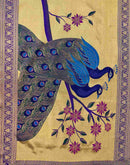 Purple Silk Woven Banarasi Saree