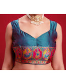 Rani Pink Silk Woven Paithani Saree