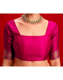 Teal Green Silk Woven Paithani Saree
