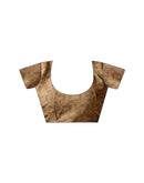 Light Brown Georgette Printed Saree