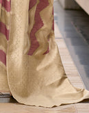 Dusty Rose Pink Cotton Linen Woven Saree