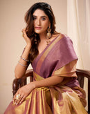 Gold Tissue Silk Woven Saree