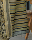 Beige Khadi Printed Saree