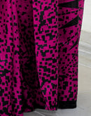 Rani Pink Khadi Printed Saree
