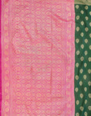 Green Shimmer Silk Woven Banarasi Saree