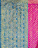 Pink Shimmer Silk Woven Banarasi Saree