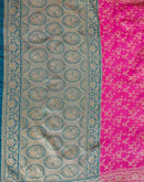 Pink Shimmer Silk Woven Banarasi Saree