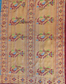 Teal Blue Shimmer Silk Woven Paithani Saree