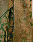 Green Silk Woven Banarasi Saree
