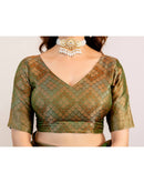 Green Silk Woven Banarasi Saree