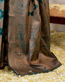 Rama Green Silk Woven Banarasi Saree
