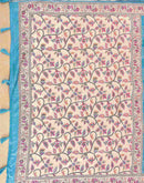 Blue Silk Bandhani Printed Saree