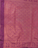 Mauve Silk Woven Kanjivaram Saree