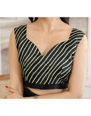 Pista Green Khadi Printed Saree