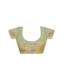 Pista Green Cotton Woven Paithani Saree
