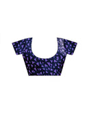 Lavender Khadi Printed Saree