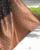 Black Silk Woven Banarasi Saree