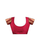Pink Silk Woven Banarasi Saree