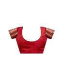 Red Silk Woven Banarasi Saree