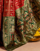 Red Silk Woven Patola Saree