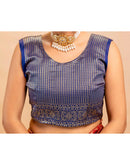 Maroon Silk Woven Patola Saree