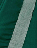 Green Cotton Woven Saree