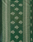 Green Silk Printed Saree