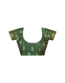 Green Silk Printed Saree