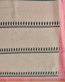 Beige Silk Printed Saree