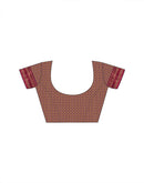 Maroon Silk Woven Kanjivaram Saree