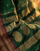 Green Silk Woven Kanjivaram Saree