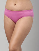 Amelie 101 Solid Soft Cotton Hipster Panty for Women - Assorted Colours AS04
