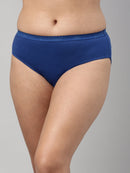 Amelie 103 Solid Outer Elastic Cotton Hipster Panty - Assorted Colours AS01