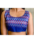 Ready To Wear Lavender Silk Ikkat Printed Saree