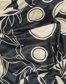 Ready To Wear Off White Chinnon Printed Saree