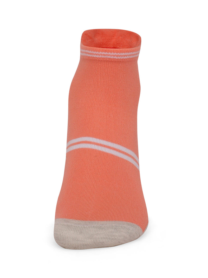 PO5 Sports Solid 004 Low Cut Assorted Cotton Socks