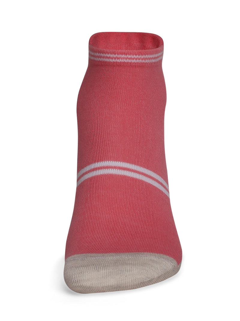 PO5 Sports Solid 004 Low Cut Assorted Cotton Socks
