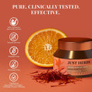 Just Herbs Radiant Glow Face Gel Cream with Mandarin & Saffron - 50ml