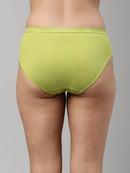 Amelie 103 Solid Outer Elastic Cotton Hipster Panty - Assorted Colours AS01