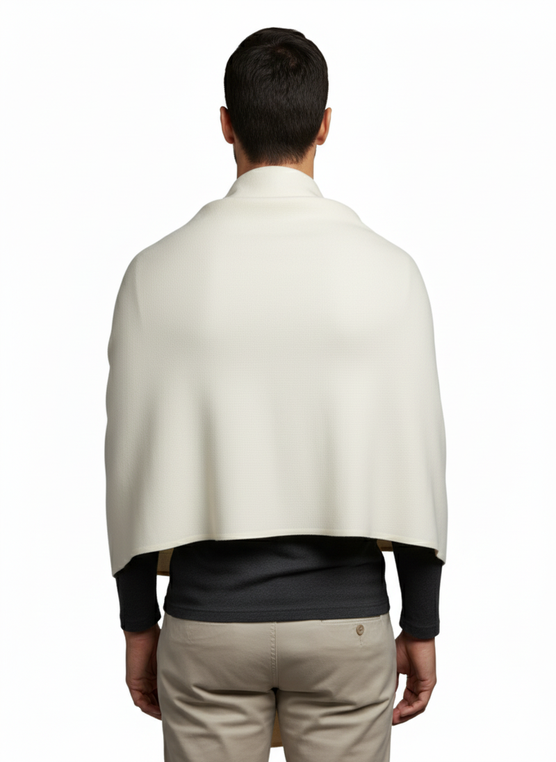 KRITI Woolen Plain Lohi Cream Color For Male