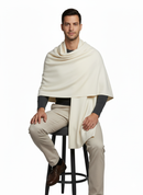 KRITI Woolen Plain Lohi Cream Color For Male