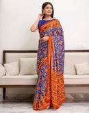 Ready To Wear Patola Chinnon Printed Saree