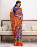 Ready To Wear Patola Chinnon Printed Saree