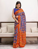 Ready To Wear Patola Chinnon Printed Saree